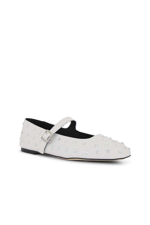 view 2 of 5 Buffy Flat in White Nappa