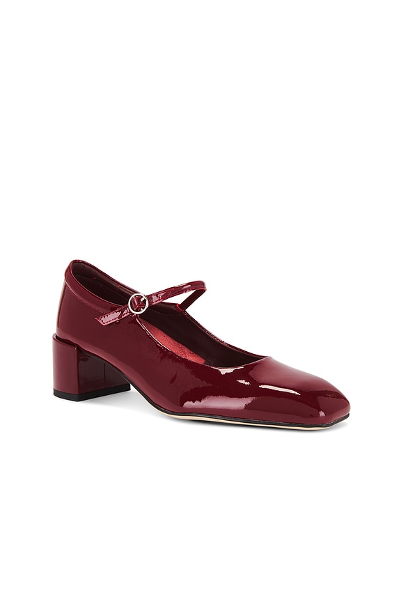view 2 of 5 Wynnie Mary Jane in Bordeaux Patent
