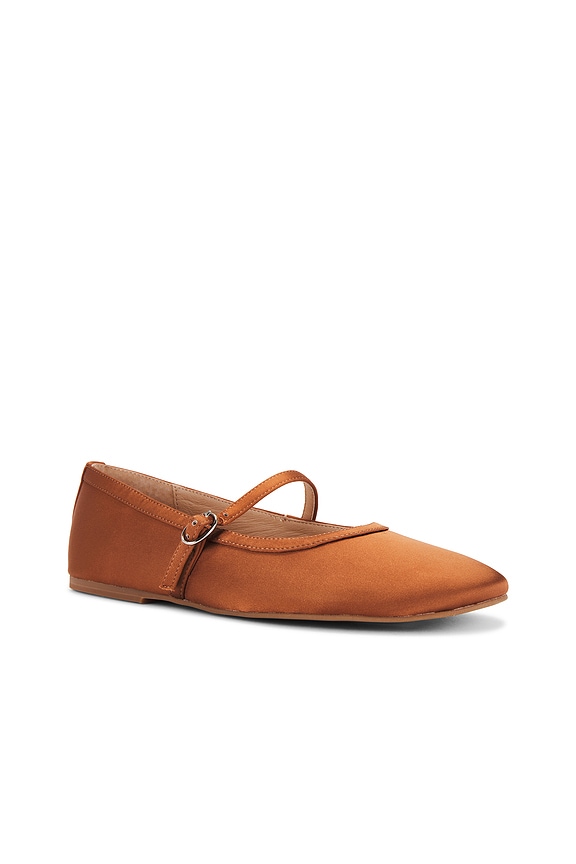 view 2 of 5 x REVOLVE Melany Flat in Chocolate Satin
