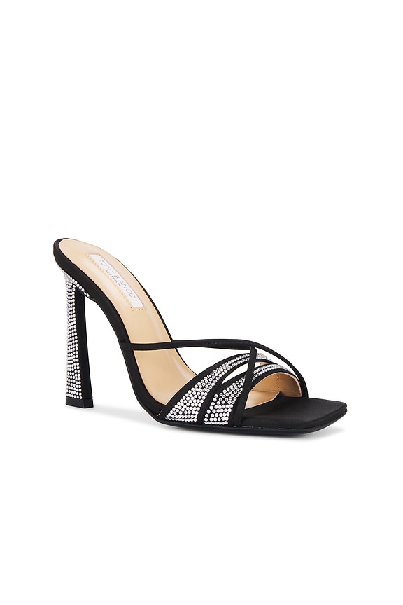 view 2 of 5 Vanquish Mule in Black Satin