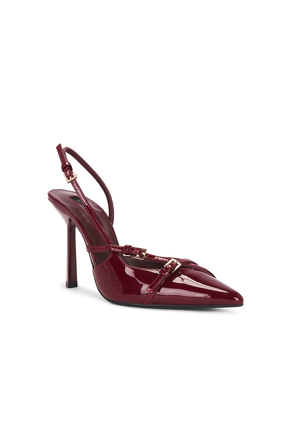 view 2 of 5 Garda Sling Back in Bordeaux Patent