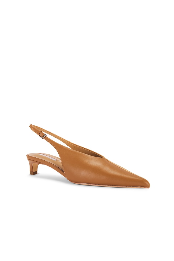 view 2 of 5 ESCARPINS CALLI in Tan Nappa & Butterscotch Suede