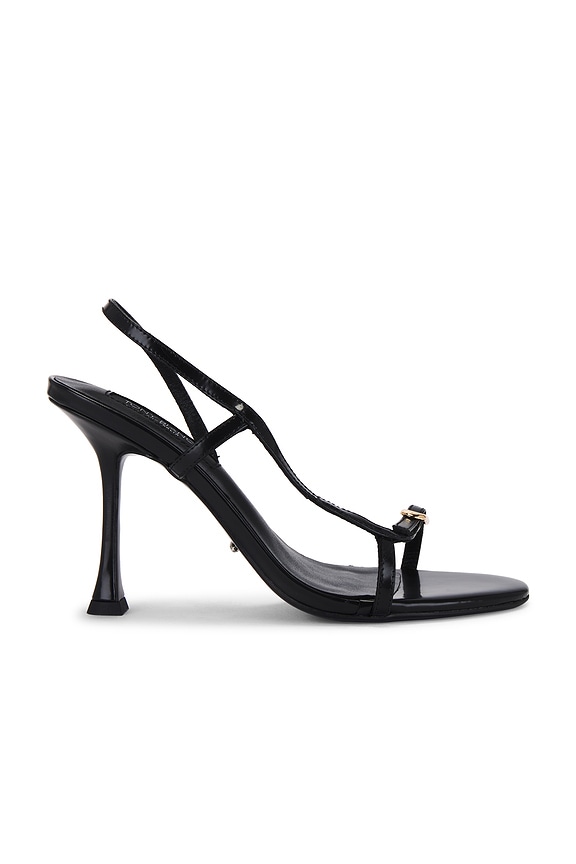 view 1 of 5 Lush Sandal in Black Hi Shine