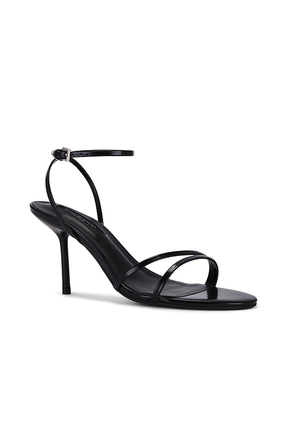 view 2 of 5 Mariah Sandal in Black Hi Shine