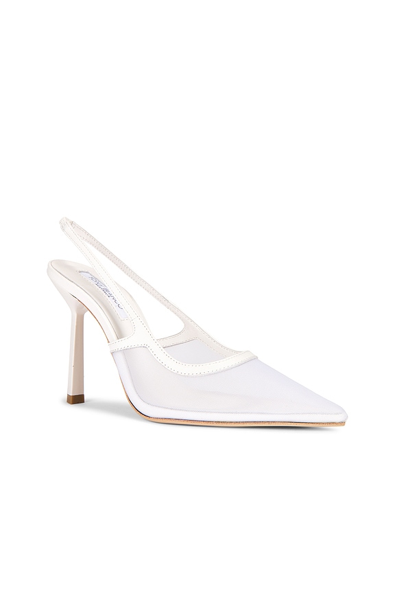 view 2 of 5 Glide Slingback Pump in White Nylon
