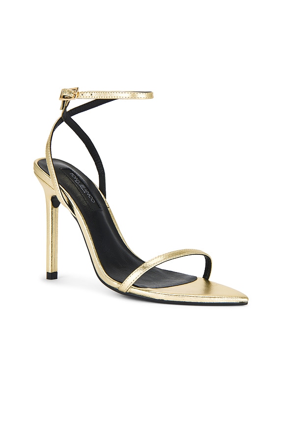 view 2 of 5 Micky Sandal in Gold Nappa