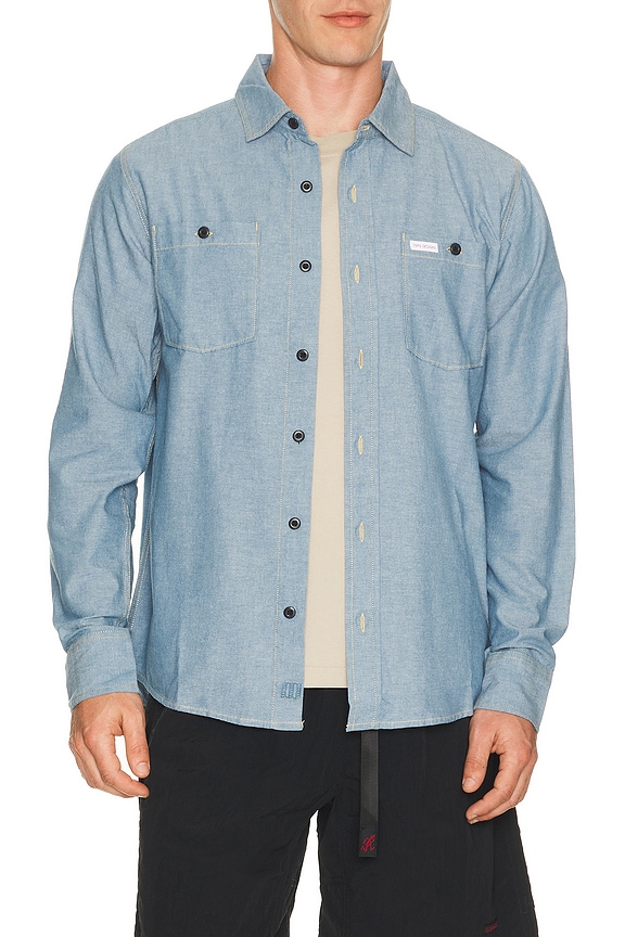 view 1 of 5 UTILITY CHAMBRAY 셔츠 in Chambray Blue
