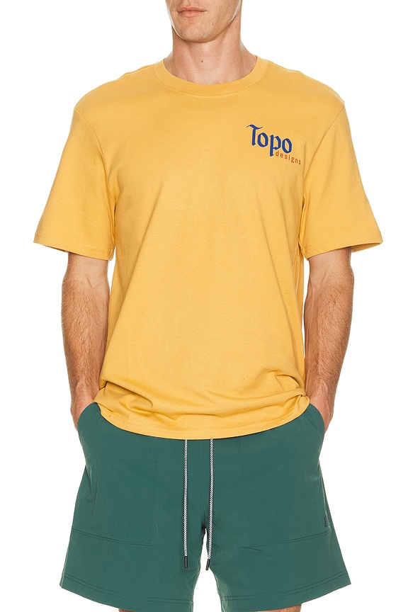 view 1 of 5 Peak Tee in Goldenrod