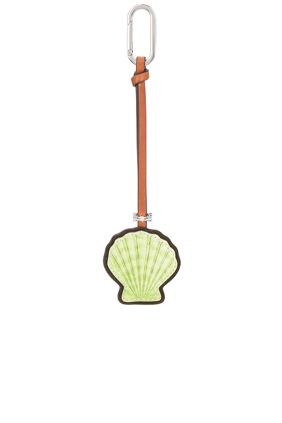 view 2 of 4 Leather Shell Key Fob in Multi