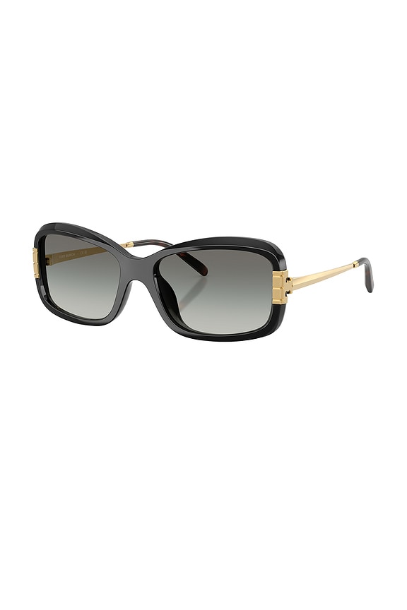 view 2 of 3 GAFAS DE SOL in Black & Gold