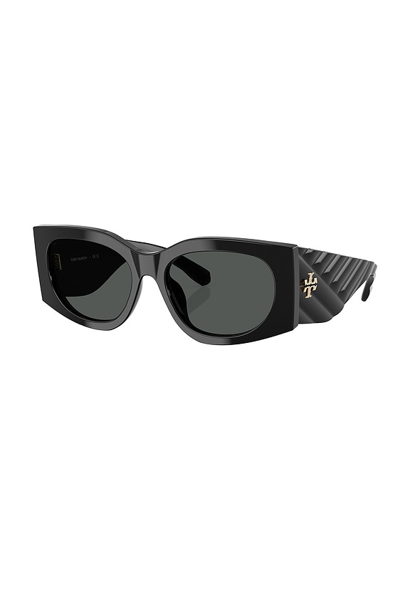 view 2 of 3 Oval Sunglasses in Black
