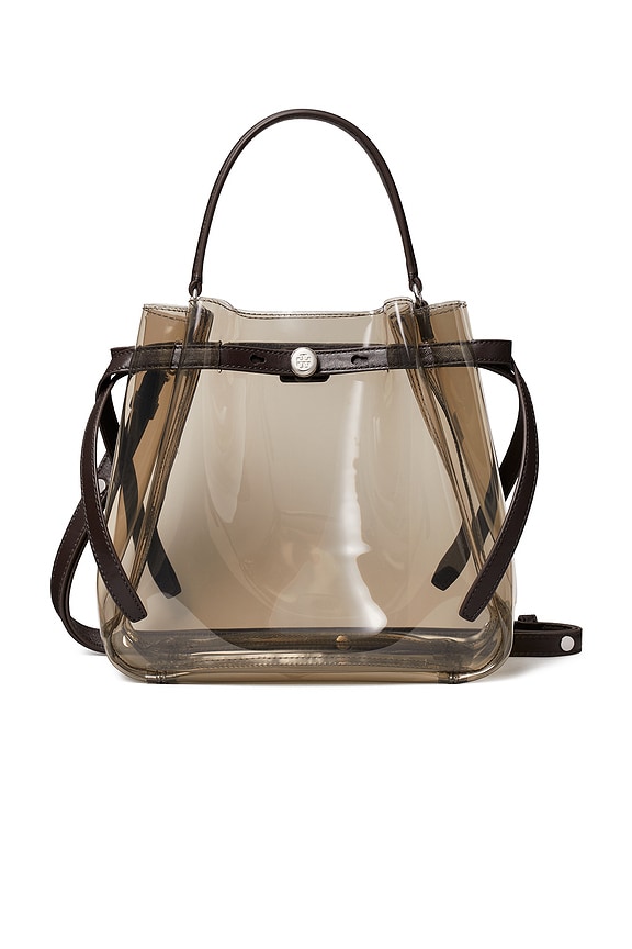 view 1 of 7 BOLSO ROMY CLEAR BUCKET in Rootbeer Float