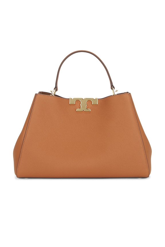 view 2 of 5 Eleanor Soft Satchel Bag in Aged Tan
