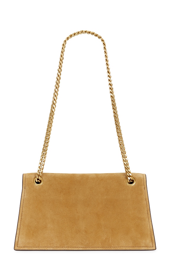 view 2 of 5 Kira Turnlock Suede Shoulder Bag in Toffee