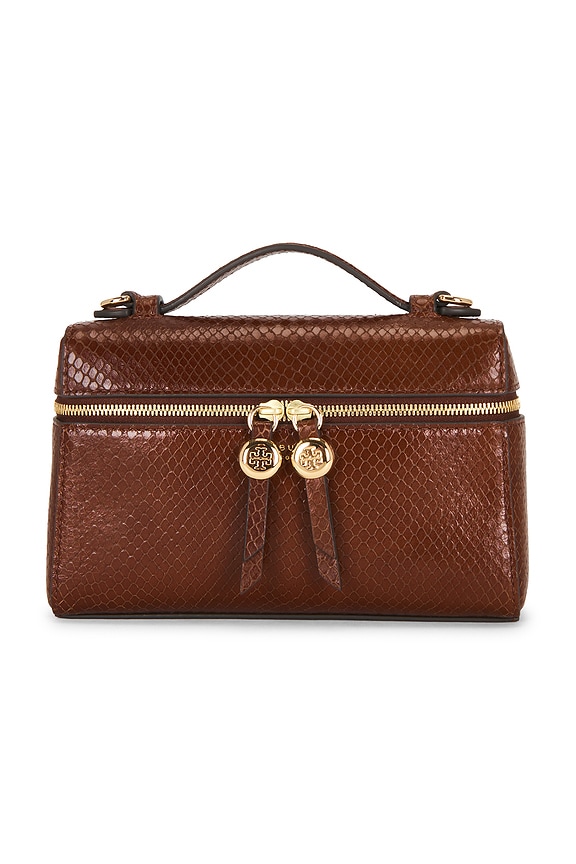 view 2 of 5 Romy Embossed Slim Top Handle Bag in Sweet Maple