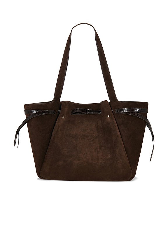 view 2 of 4 BOLSO TOTE DE ANTE ROMY in Dark Cocoa