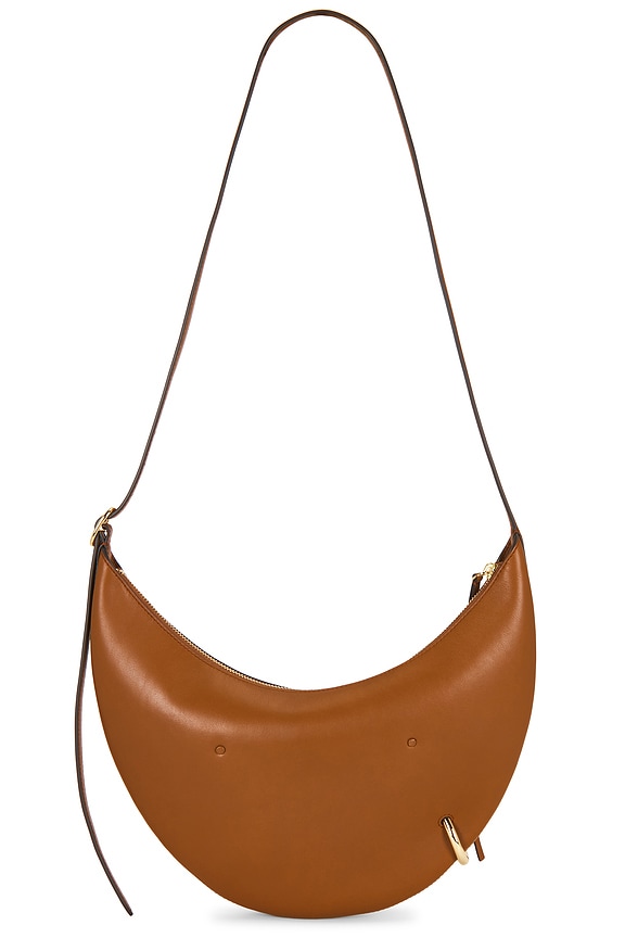 view 2 of 4 SAC À BANDOULIÈRE PIERCED in Aged Tan