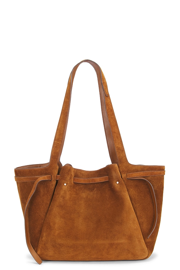 view 2 of 3 Romy Suede Tote Bag in Caramel