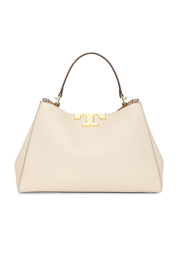 view 2 of 5 Eleanor Soft Satchel in Light Stone