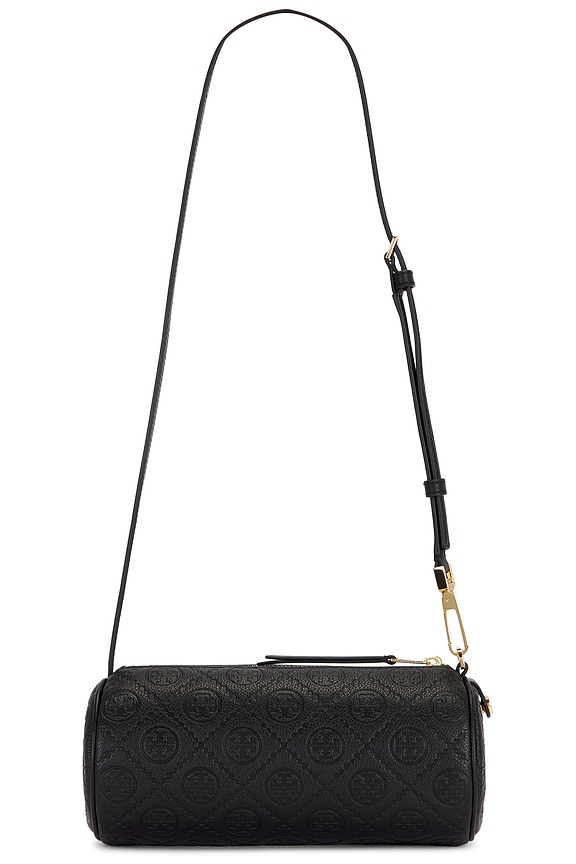 view 2 of 4 T Monogram Pebble Cylinder Bag in Black
