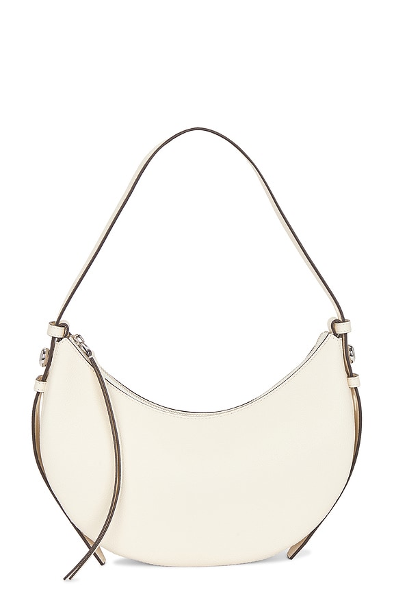 view 1 of 5 Romy Half Moon Bag in Light Cream