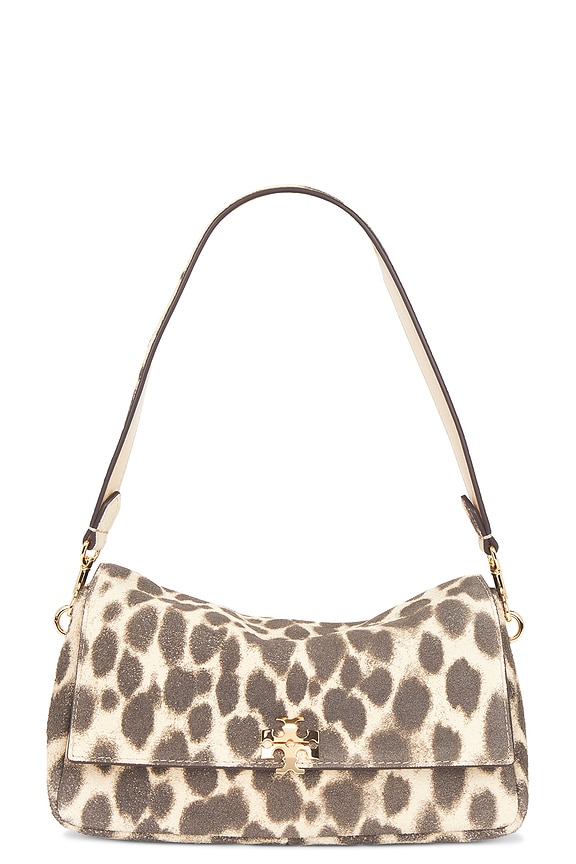 view 2 of 5 Charlie Suede Small Shoulder Bag in Leopard Spots