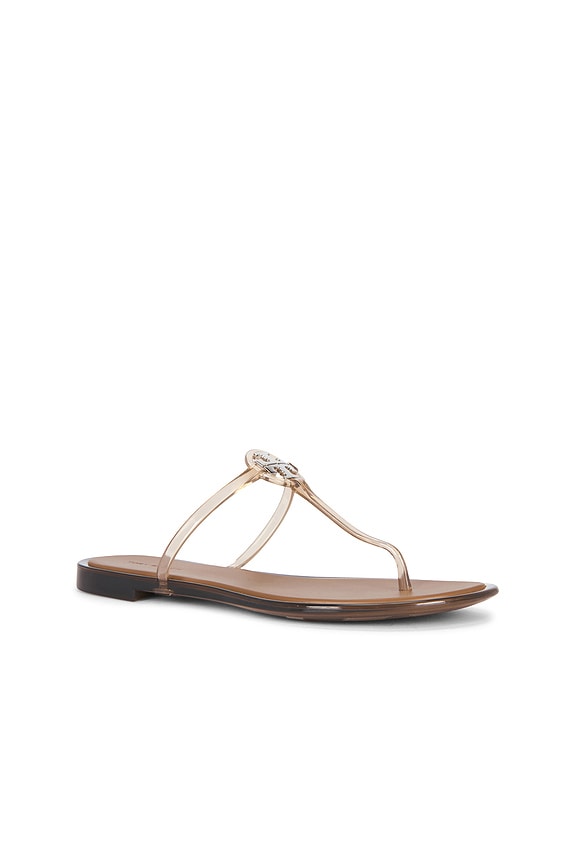 view 2 of 5 Mini Miller Jelly Sandal in Transparent Almond Flour