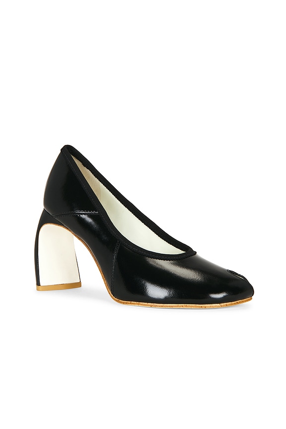 view 2 of 5 Peep Toe Pump in Perfect Black