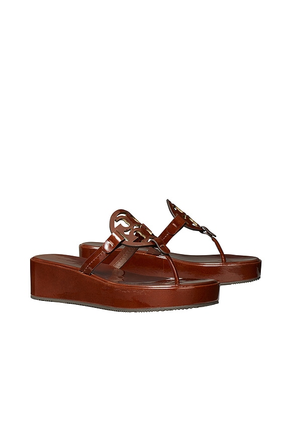 view 2 of 4 Miller Wedge Sandal in Russet Brown
