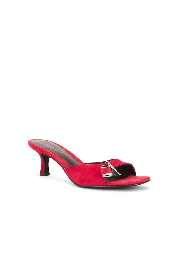 view 2 of 5 Lock Kitten Heel Sandal in Toucan Red