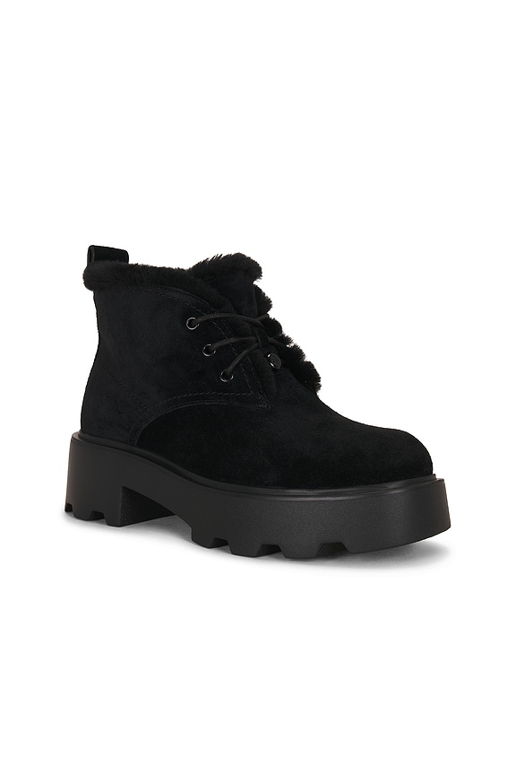 view 2 of 5 Desert Shearling Boot in Perfect Black