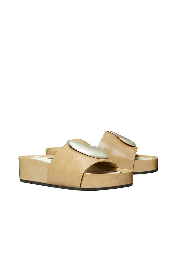 view 2 of 4 Patos Platform Slide in Chateau Gray & Silver