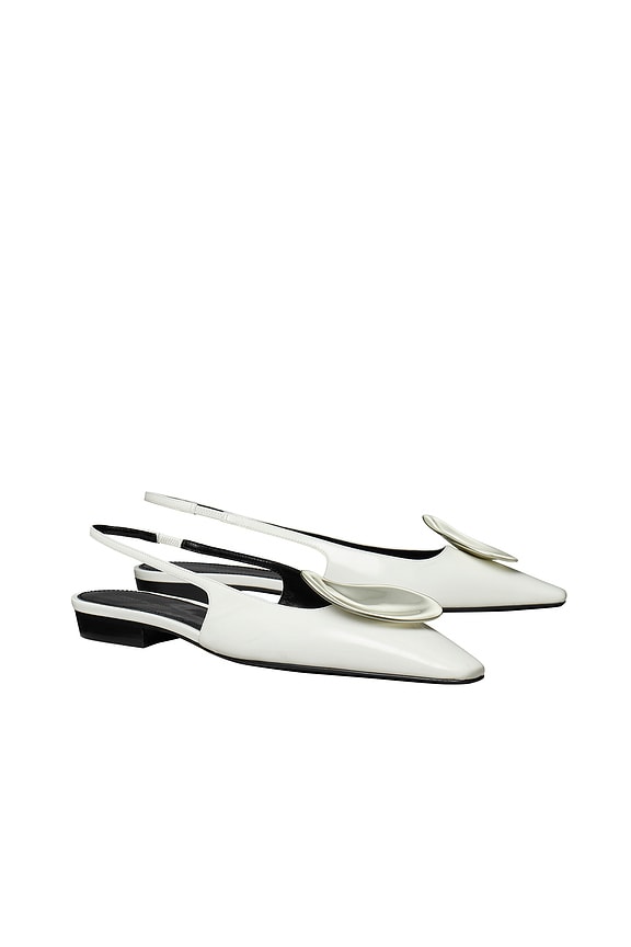 view 2 of 4 Patos Slingback Flat in Cloud & Silver