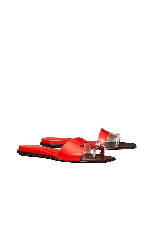 view 2 of 4 Pierced Slide in Blazing Red & Silver