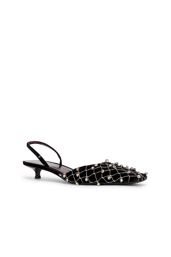 view 2 of 5 Bell Slingback Heel in Perfect Black