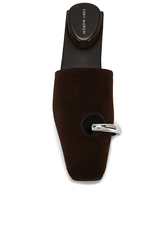 view 1 of 5 Pierced Mule in Dark Cocoa