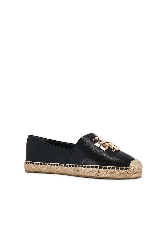 view 2 of 5 Eleanor Espadrille in Perfect Black & Gold