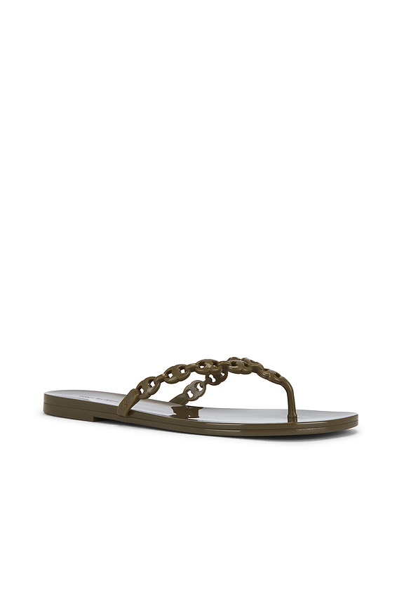 view 2 of 5 Gemini Link Jelly Flip Flop in Moss Rock