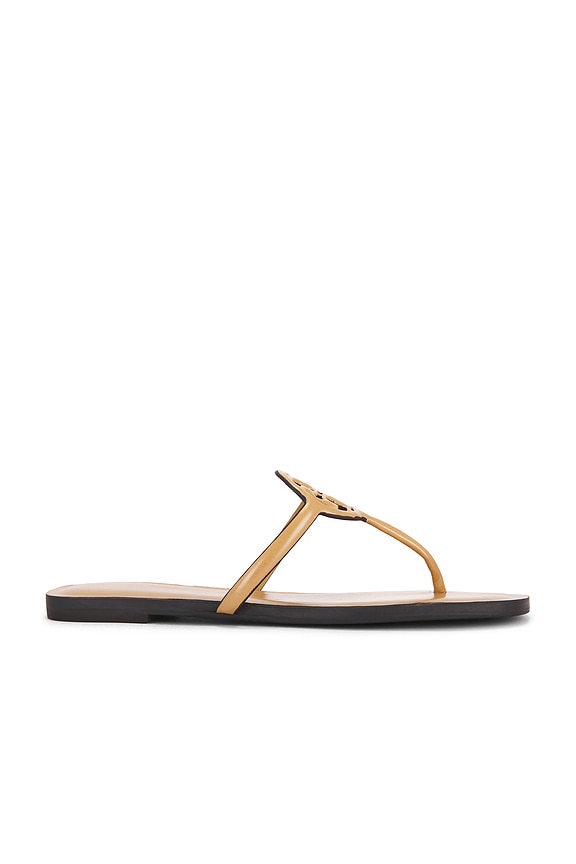view 1 of 5 Miller Square Toe Flip Flop in Honeycomb Tan