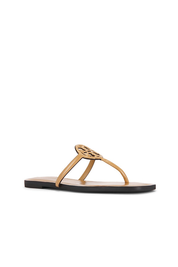 view 2 of 5 Miller Square Toe Flip Flop in Honeycomb Tan