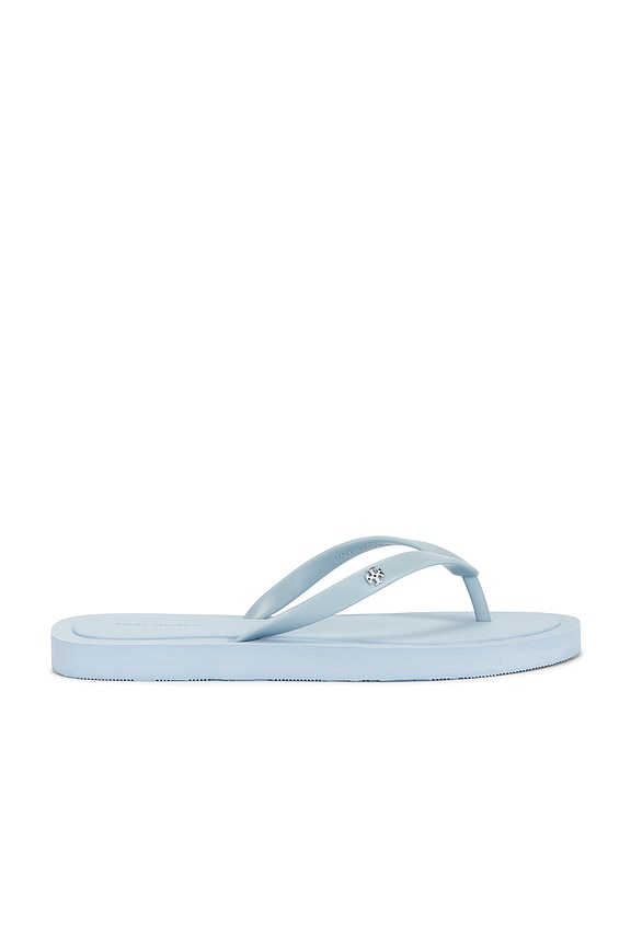 view 1 of 5 CHANCLAS KIRA PADDED in Aria Blue & Silver