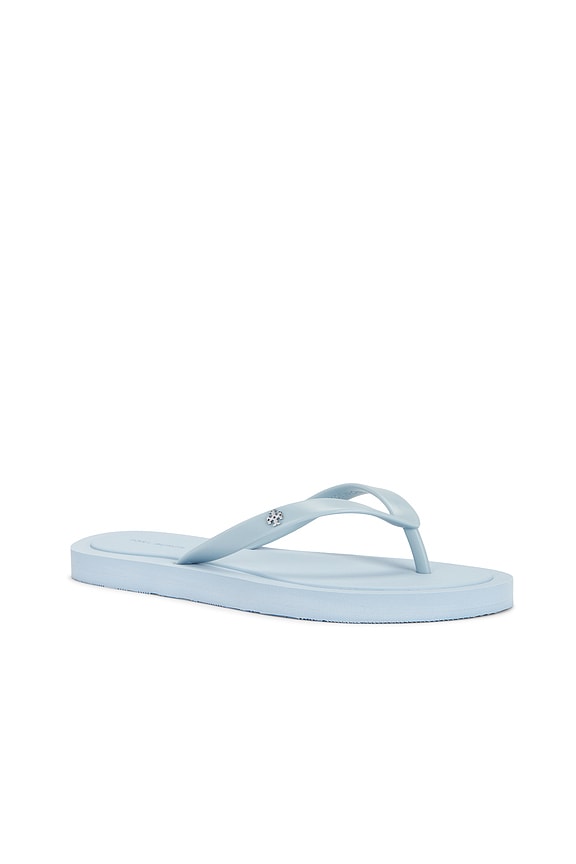 view 2 of 5 CHANCLAS KIRA PADDED in Aria Blue & Silver