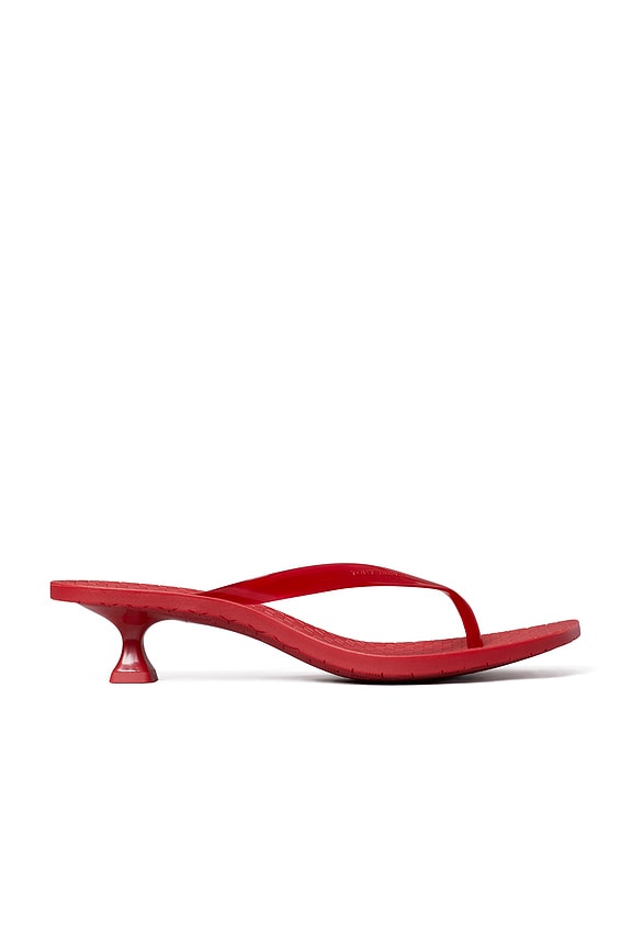 view 1 of 3 Jelly Heel Flip Flop in Red