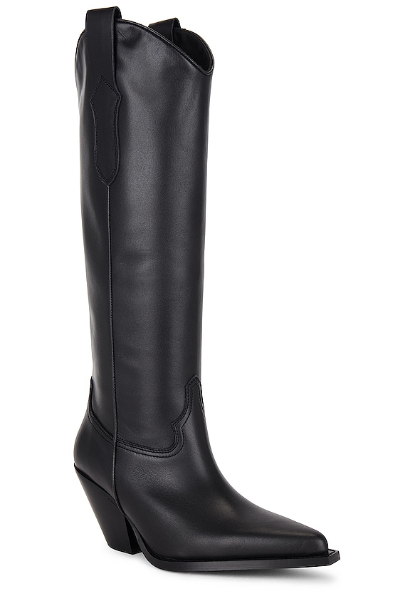 view 2 of 5 TALL WESTERN 부츠 in Black
