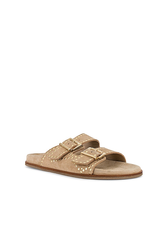 view 2 of 5 Selma Sandal in Beige & Oro