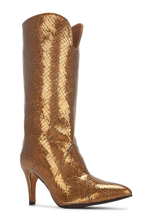 view 2 of 5 AGNES METALLIC 부츠 in Brown