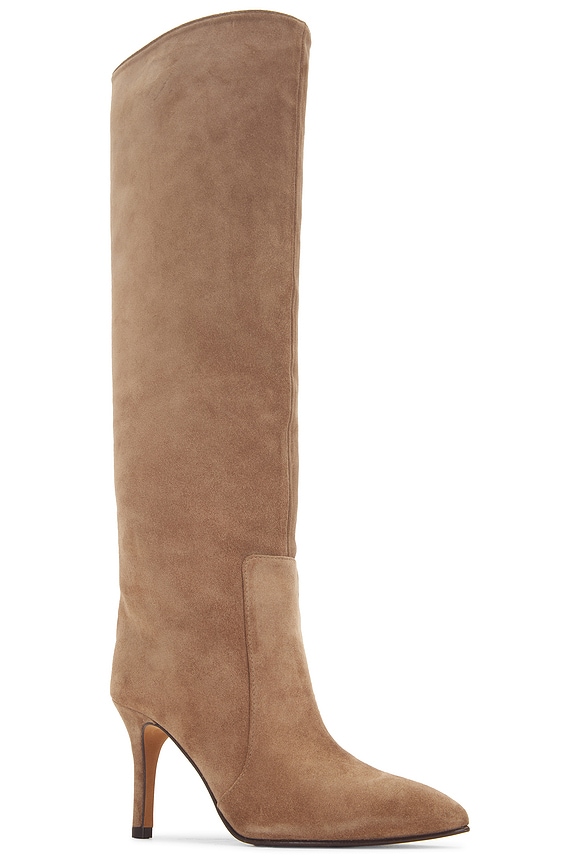view 2 of 5 Suede Tall Boot in Brown