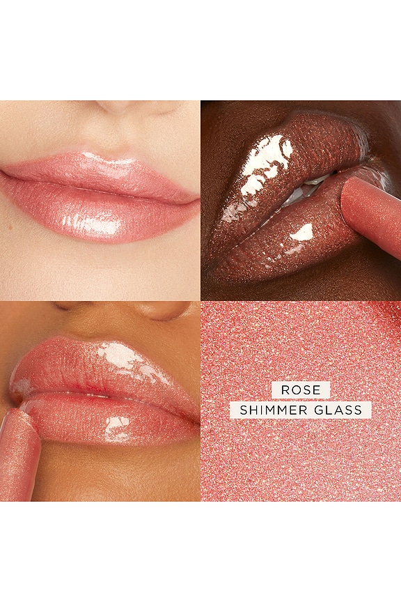 view 2 of 9 Maracuja Juicy Lip Plump Shimmer Glass in Rose Shimmer Glass