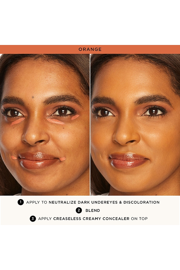 view 2 of 9 CREASELESS CORRECTOR 주름 없는 교정기 in Orange