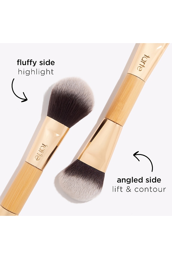 view 2 of 5 PINCEL DOUBLE-ENDED CHEEK BRUSH in 